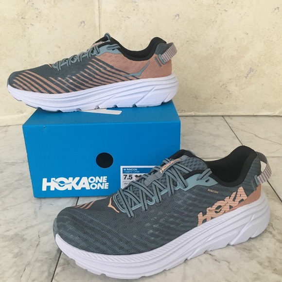 hoka rincon lead pink sand